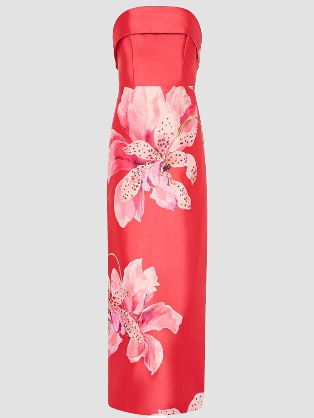 Milly - Ciara Printed Strapless Maxi Dress